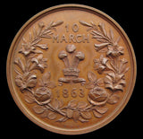 1863 Marriage Of Prince Of Wales 32mm Medal - By Wyon