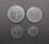 Victoria 1863 Full Maundy Set - Cased
