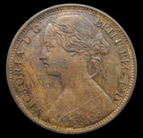 Victoria 1863 Penny - GVF+