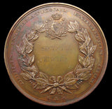 1865 Dublin International Exhibition 75mm Bronze Medal