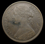 Victoria 1865 Penny - GVF