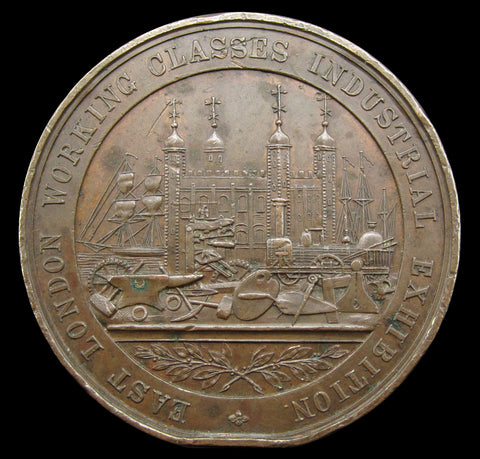 1865 East London Working Classes Industrial Exhibition 51mm Medal