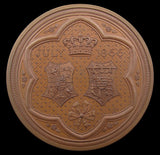 1866 Marriage Of Helena & Christian 64mm Medal - By Wyon