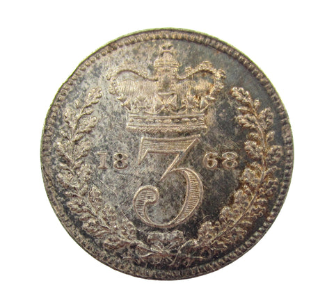 Victoria 1868 Threepence - GVF