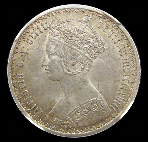 Victoria 1868 Florin - NGC MS62