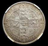 Victoria 1868 Florin - NGC MS62