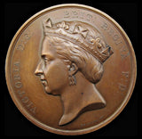 1869 Opening of Blackfriars Bridge And Holborn Viaduct Medal - By Adams