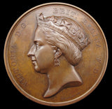 1869 Opening of Blackfriars Bridge And Holborn Viaduct Medal - By Adams