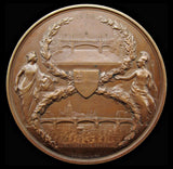 1869 Opening of Blackfriars Bridge And Holborn Viaduct Medal - By Adams