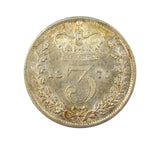 Victoria 1870 Threepence - EF