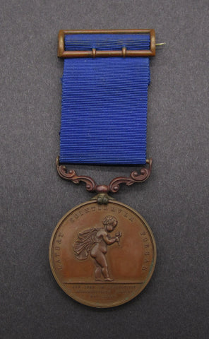 1871 Royal Humane Society Bronze Medal - Cased
