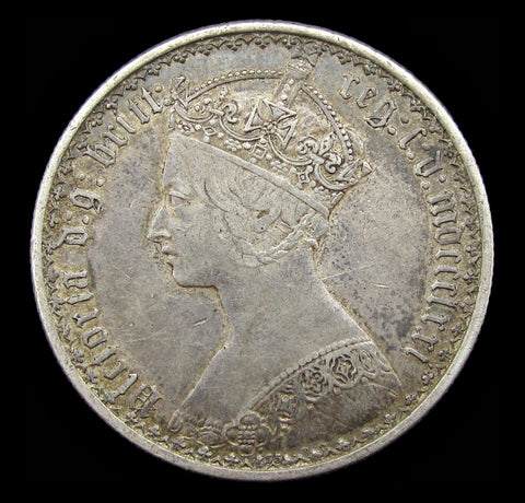 Victoria 1871 Gothic Florin - VF