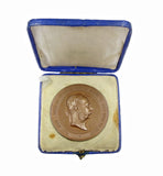 Austria 1873 Vienna Exhibition 70mm Bronze Medal