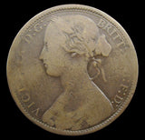 Victoria 1874 H Penny - Freeman 69 - VG