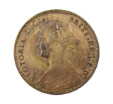 Victoria 1874 Halfpenny - F312 - GVF