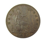 Victoria 1874 Halfpenny - F315 - NEF