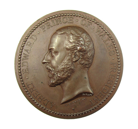 1874 Fine Arts Exhibition 52mm Bronze Medal - By Boehm