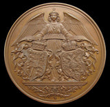 1874 Marriage Of Albert & Marie Of Russia 63mm Copper Medal