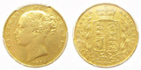 Victoria 1874 Sovereign - London Mint - PCGS XF