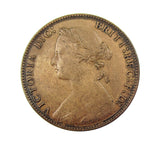 Victoria 1875 Halfpenny - F322 - GVF