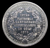 Germany 1875 Cologne International Horticultural Society 41mm Silver Medal