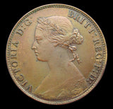 Victoria 1875 Halfpenny - Freeman 321 - VF
