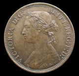Victoria 1876 H Halfpenny - Freeman 325 - GVF