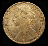 Victoria 1876 H Penny - GEF