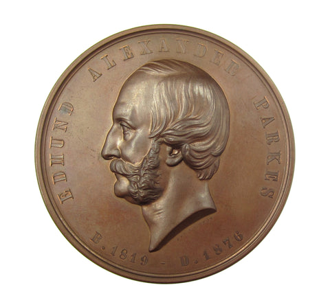 1876 Army Medical School Parkes Memorial Prize Medal - By Wyon
