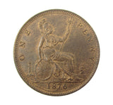 Victoria 1876 H Penny - EF