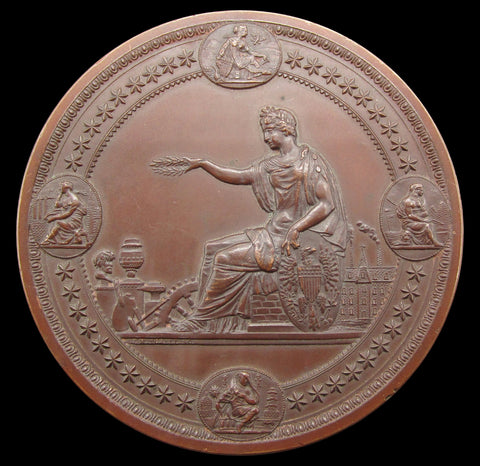 USA 1876 Philadelphia International Exhibition 76mm Medal