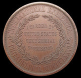 USA 1876 Philadelphia International Exhibition 76mm Medal