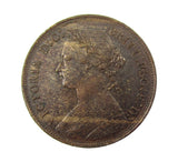 Victoria 1877 Halfpenny - Freeman 333 - GVF