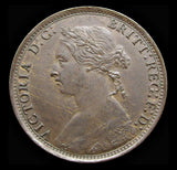 Victoria 1877 Halfpenny - Freeman 330 - EF