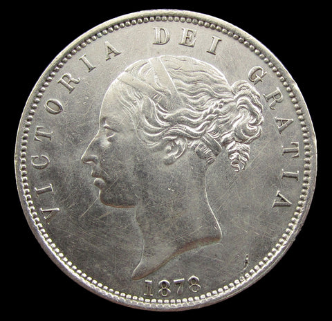 Victoria 1878 Halfcrown - VF