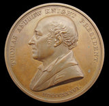 1836 Royal Horticultural Society Knightian 44mm Bronze Medal - By Wyon