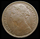 Victoria 1880 Penny - Freeman 101 - GEF