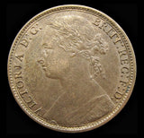 Victoria 1880 Penny - Freeman 99 - EF