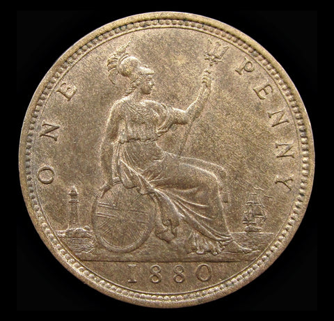 Victoria 1880 Penny - Freeman 99 - EF