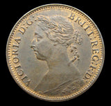 Victoria 1881 H Farthing - EF