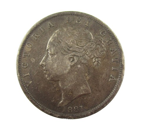 Victoria 1881 Halfcrown - NVF
