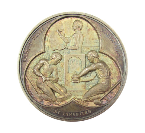 1881 Plymouth Art & Industrial Exhibition 51mm Silver Medal