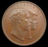 1882 Preston Guild Duke & Duchess Of Albany 51mm Medal - By Wyon