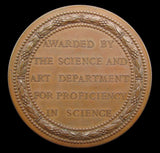 1884 Victoria Department of Science & Art Medal By Wyon - Cased