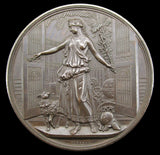 1884 London International Exhibition Crystal Palace 63mm Medal