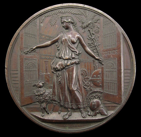 1884 Crystal Palace Electrical Exhibition 63mm Medal