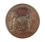 1884 International Health Exhibition Cased Bronze Medal - By Wyon