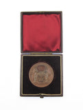 1884 International Health Exhibition Cased Bronze Medal - By Wyon