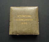 1885 International Inventions Exhibition 45mm Silver Cased Medal - By Wyon