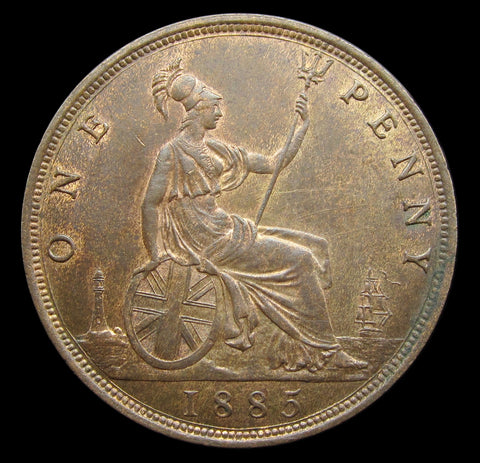 Victoria 1885 Penny - EF